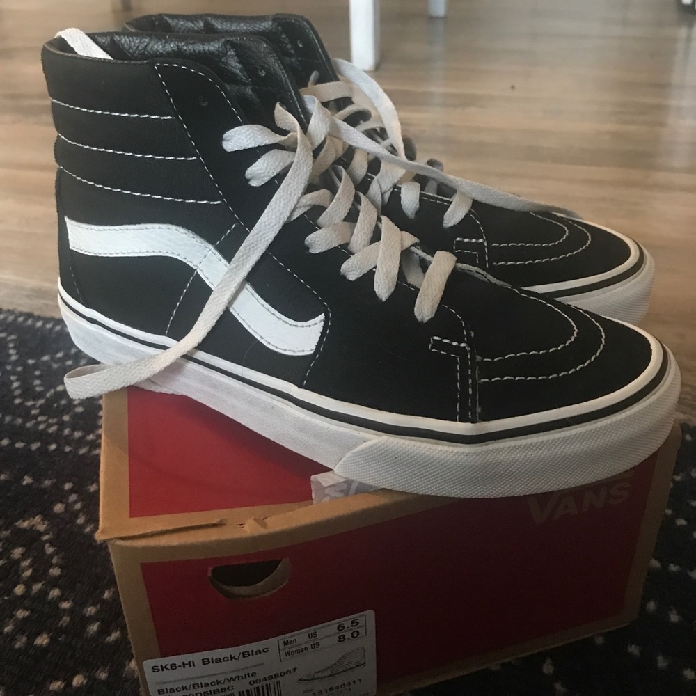 Black Hi Top Vans